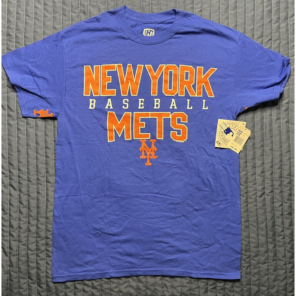 NWT 2016 Hands High New York Mets T Shirt Men's Size Medium Blue MKB Baseball